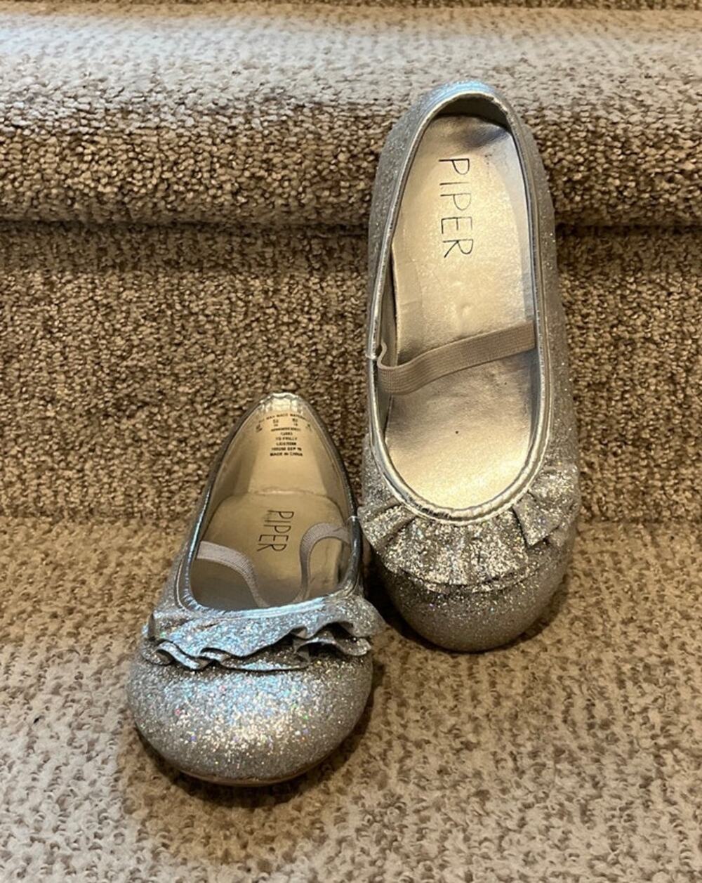 Piper Frilly kids 12 silver glitter so fun!